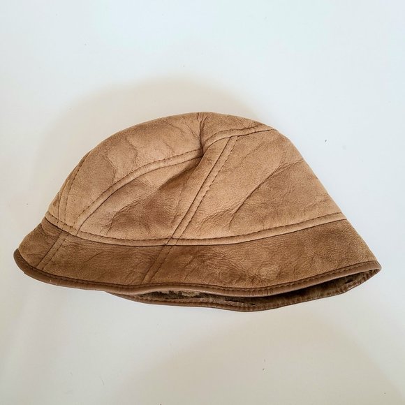 Homestead sheepskin products sheepskin real fur winter hat. - Picture 5 of 11